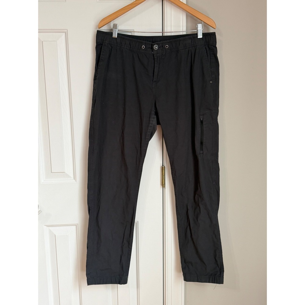 Vuori Ripstop Climber Pants Mens Size XL Charcoal Grey Outdoor Hiking Cotton